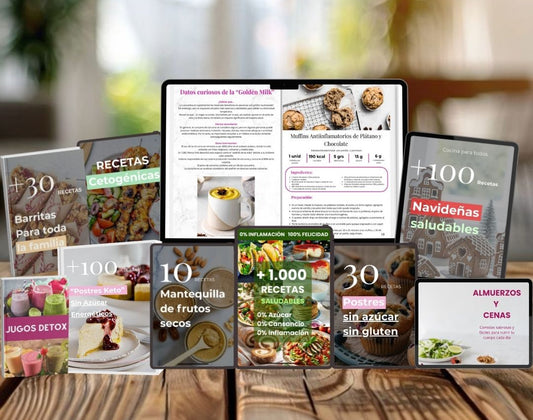 Pack-full recetarios saludables - Ebook