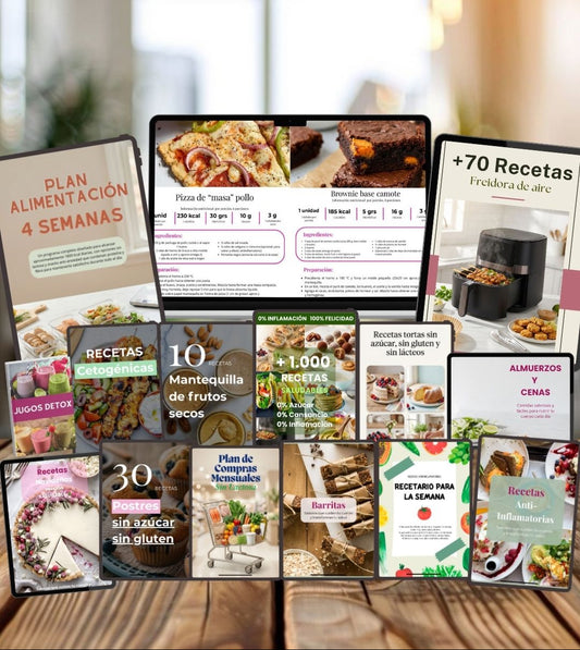 Pack-full recetarios saludables - Ebooks digitales